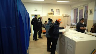 Voting underway in Romanias presidential election  AFP [upl. by Altheta]