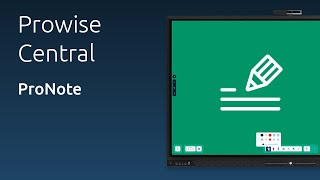 Prowise Central – ProNote Mehr als nur Tafelsoftware [upl. by Atimad82]