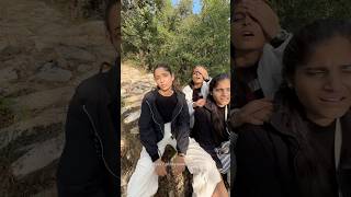 First time trek with sisters 😍  Haalat kharaab 🫠  shorts minivlog vlog brothersister [upl. by Ogawa]