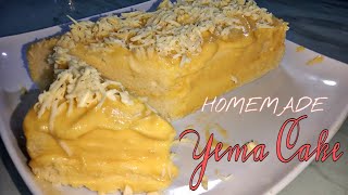 Homemade Yema cakeyema cake recipecheesy yema cakepinoy meriendapinoy dessert [upl. by Fortunato]