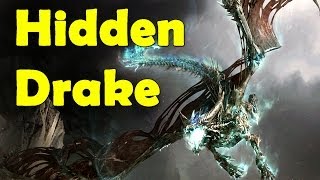 Skyrim Secrets Hidden Cave Dragon [upl. by Anitrebla305]