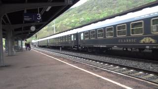 Langer DampflokSonderzug mit 01 118 und 01 1066 in Bad Münster am Stein [upl. by Alurta916]