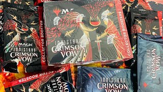 Crimson Vow Collector booster box Profit or Poundtown MTG [upl. by Mendel368]