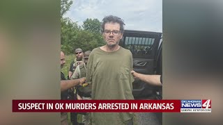 Suspect in Oklahoma murders arrested in Arkansas [upl. by Dougall]