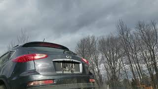 Infiniti ex35 exhaust delete cold start [upl. by Rehtaef]