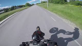 MOPED POLICE CHASE IN SWEDEN [upl. by Ferriter]