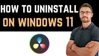 ✅ How To Uninstall DaVinci Resolve 18 on Windows 11 Full Guide [upl. by Ycam]