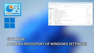 GodMode  The hidden repository of Windows settings [upl. by Georgetta593]