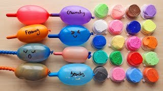 Making Slime with Funny Ballons and Clay [upl. by Dorcas]