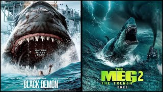 The Great Sharks Of 2023 Black Demon vs The Meg 2 [upl. by Bullock]