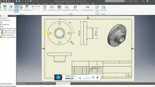 ANDREEs Inventor 2018  Tutorial 17  Zeichnung Bemaßung Oberfläche Toleranzen [upl. by Enaitsirhc]