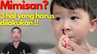 Mimisan 👃🏻🩸 Ini 3 langkah pertolongan pertama [upl. by Ardnnaed]