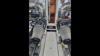 Engine Room Tour 94 Horizon Yacht [upl. by Hump]