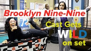 Brooklyn NineNine cast gives us the wildest set tour yet [upl. by Yssor]