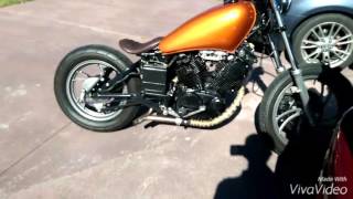 Custom 1983 Yamaha XV500 Straight Piped [upl. by Faucher]