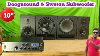 10 inch Subwoofer Doogesound amp Sweton [upl. by Nerol]