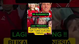 Kenapa para turis dukung timnas timnasindonesia [upl. by Haelhsa]