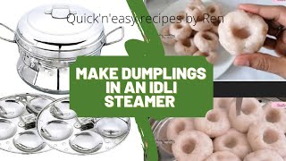 Mangalorean Rice DumplingsPundi Mutli recipe How to make pundi in a idli steamer Renita Pais [upl. by Iago]