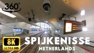 Metro Centrum Spijkenisse in Netherlands 8K Video 360° VR [upl. by Zug180]