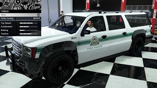 GTA 5  DLC Vehicle Customization  Declasse Park Ranger Chevy Suburban Park Ranger [upl. by Ray]