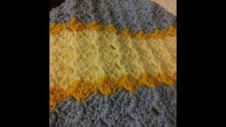 Easy Crochet  C2C Blanket LeftHanded Corner to Corner blanket [upl. by Einalam]