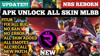 NBS REBORN 2024 LATEST VERSION  INJECTOR ML  APK UNLOCK ALL SKIN MOBILE LEGENDS [upl. by Erdnad508]