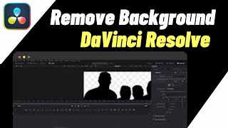 How To Remove Background In Davinci Resolve 18  Quick amp Easy [upl. by Alracal]