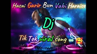 Hasai garir bun vabi haraise dj  tik tok viral song [upl. by Hilarius288]