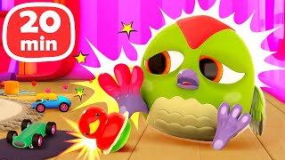 Sing with Hop Hop the owl Funny baby songs amp cartoons for kids All the best nursery rhymes [upl. by Nairim]