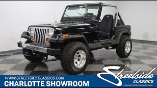 1990 Jeep Wrangler Laredo for sale  7163 CHA [upl. by Dagall865]