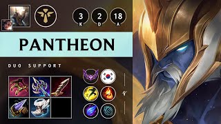 Pantheon Support vs Lulu  KR Master Patch 1415 [upl. by Oralia]