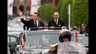 Macron en visite dEtat pour sceller la réconciliation avec le Maroc [upl. by Caraviello]