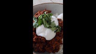 Vegan Black Bean Chilli Recipe  low calories [upl. by Dranyar300]