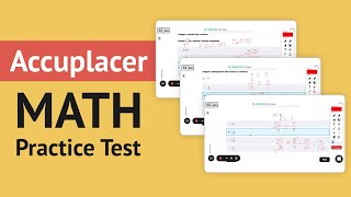 Accuplacer MATH Practice Test  Accuplacer Math Test with Answers and Explanations [upl. by Ynohtna]