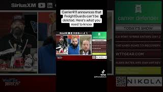 Carrier411 announces that FreightGuards can’t be deleted freightguard trucking [upl. by Oznofla]