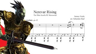 Nerevar Rising  Morrowind Piano cover [upl. by Anayrb]