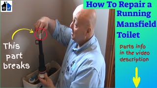 How to Fix a Running Mansfield Toilet [upl. by Nalra]