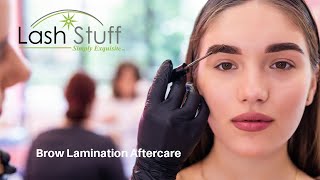 Brow Lamination Aftercare The Complete Guide to Caring for Your Laminated Eyebrows [upl. by Leola369]