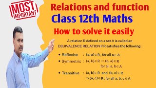 Prove that R is defined on N×N Where a bRc d € adbc is an equivalence Relations by Anil Sir [upl. by Antrim]