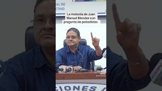 L molestia de Juan Manuel Mendez con pregunta de periodista [upl. by Ruthi592]