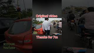 Police ko thoka original video indore trafik viralmillionviews original motovlog chapri bike [upl. by Nevear412]