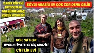 ACİL SATILIK 2 KÖY EVİ OLAN GENİŞ ARAZİLİ ÇİFTLİK EVİ  DOĞANIN İÇİNDE İNSAN BURADA YAŞLANMAZ [upl. by Assirod]