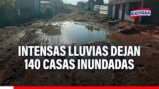 🔴🔵Arequipa Intensas lluvias dejan 140 casas inundadas y más de 60 damnificados en distrito de Yura [upl. by Wandy]