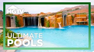 The BIGGEST Pool  Ultimate Pools  HGTV [upl. by Eilyab]