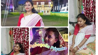 Happy Diwali 🎇🪔shortspriyanka rosogolla subscribe song Boro maa [upl. by Jovitta347]