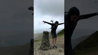 Conquering Mount Helvellyn via Striding Edge amp Swirral Edge🏔️✨ Every step brings new views and [upl. by Gaige]