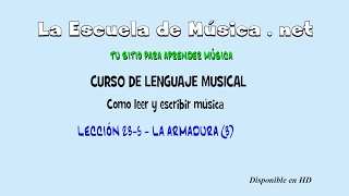 Como usar la armadura musical  Los bemoles  Lección 235 [upl. by Christophe]