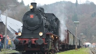 Nikolausfahrten 2014 auf der Dampfbahn Fränkische Schweiz [upl. by Esther]