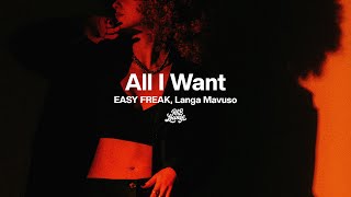 EASY FREAK  All I Want ft Langa Mavuso [upl. by Cornela]