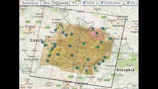 Google Maps WebGL Overlay Affine Polynomial Thin Plate Spline TPS warping maps with JavaScript [upl. by Gatian]